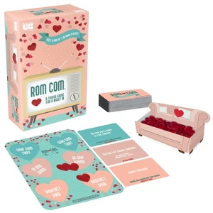 University Games ROM Com Team Trivia Game, Perfect for Date Nights Girls Nights - Picture 1 of 7