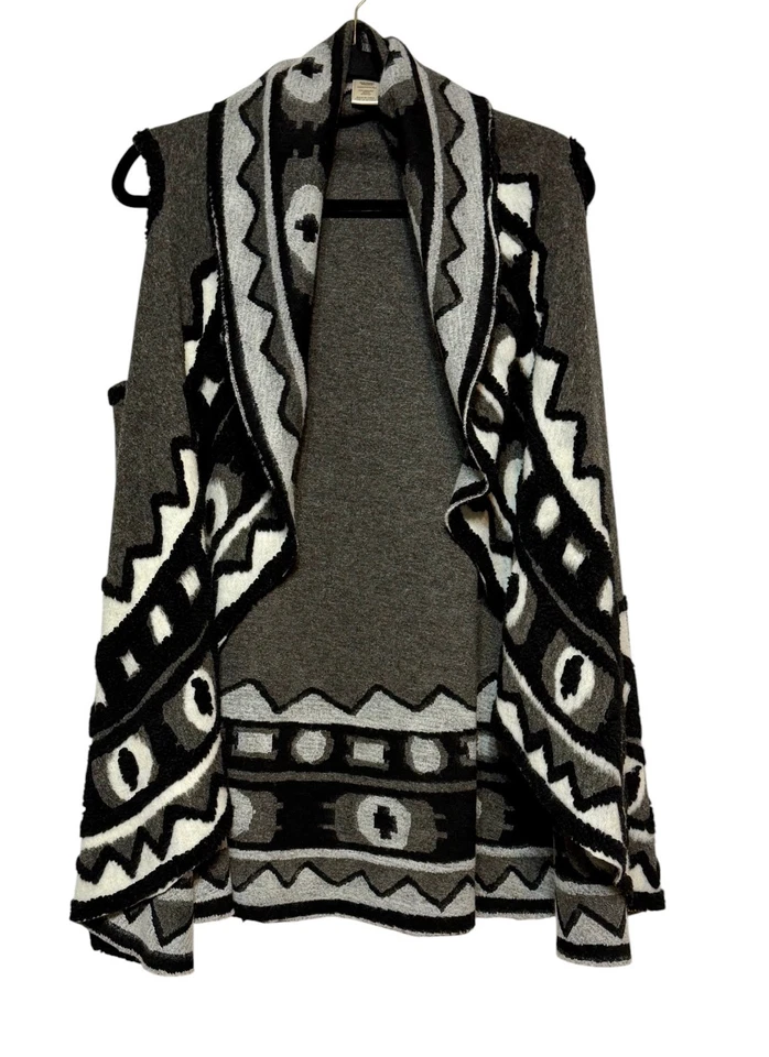 Chaleco Max Studio Boho Cascada Azteca Mujer Talla Única Cápsula Tribal Suroeste Foto 1 de 4