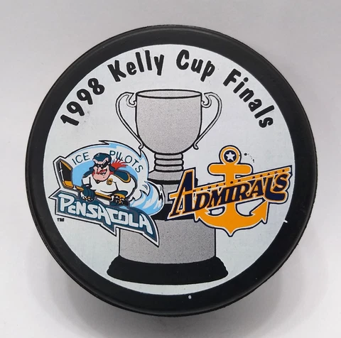 1998 Hampton Roads Admirals vs Ice Pilots Kelly Cup Finals ECHL Hockey Puck Cover