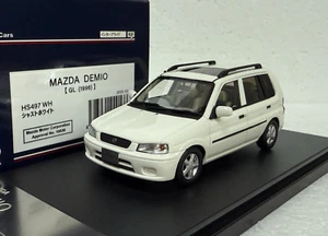 po 1:43 Hi Story HS497WH Mazda Demio GL 1996 resin scale model car - Photo 1/13