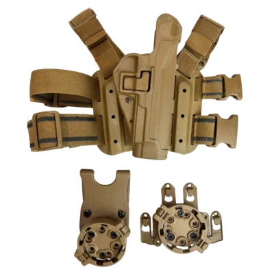 BlackHawk USMC Holster System SERPA Beretta 92/96 Coyote RH M990194CT-R M9 NEW - Image 1 of 4