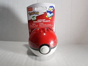 1 Mega Construx Pokemon Series 15 PIPLUP Poke Ball Building Set 20pcs 6+ - Picture 1 of 7