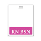 RN BSN Badge Buddy horizontal extra long carte de soutien pour infirmières