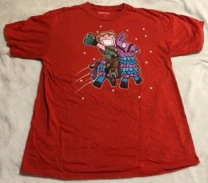 Fortnite Loot Llama TShirt Video Game Skin Graphic - Orange - Size Large - NICE - Picture 1 of 6