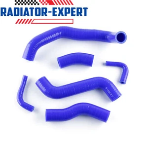 For Kawasaki ZRX1200R ZX12R 2002-2007 Blue Silicone Radiator Coolant Hose - Picture 1 of 11