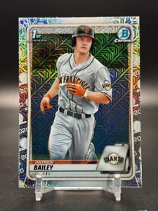 Patrick Bailey 2020 Bowman Draft Asia 1st Chrome Mojo Refractor #BD-146 Giants - Picture 1 of 3