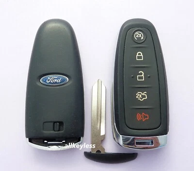 OEM FORD smart keyless entry remote fob transmitter M3N5WY8609 +NEW KEY INSERT - Image 1 of 4