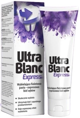 AFLOFARM UltraBlanc EXPRESS aufhellende lila Zahnpasta 75 ml