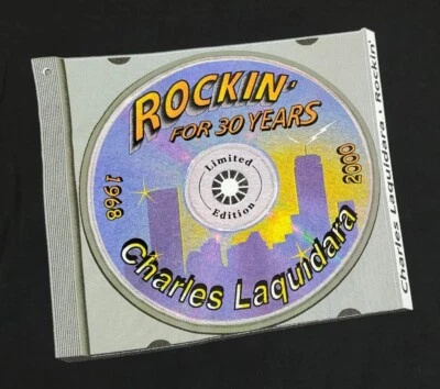 Camisa DE COLECCIÓN 100.7 WZLX Para Hombre Extra GRANDE Charles Laquidara 30 Años Adulto A20 Foto 1 de 4