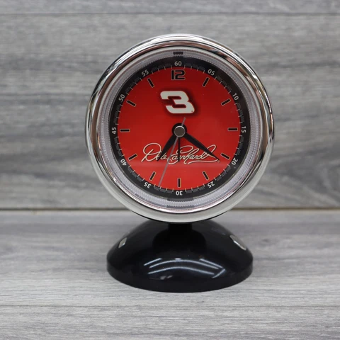 Vintage Nascar Dale Earnhardt #3 Headlight Alarm Clock 2007 Analog Retro Cover