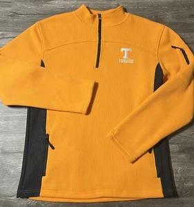 Tennessee Volunteers Large Orange 1/4 Zip Pullover Colosseum, Fleece Lined, NWOT - Picture 1 of 7