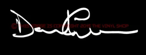 David Gilmour Pink Floyd Signature Decal Sticker Autograph The Wall - Picture 1 of 3