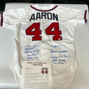The Finest 500 Home Run Club Signed Jersey PSA MINT 9 Mickey Mantle Ted Williams - Picture 1 of 12