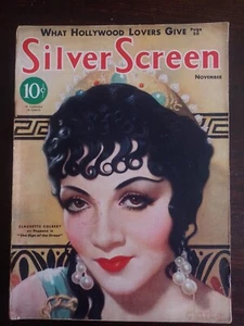 Claudette Colbert Silver Screen Magazine 1932 November - Picture 1 of 6