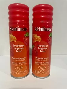 Skintimate Strawberry Tangerine Twist Moisturizing Shave Gel 7oz (2 Pack) - Picture 1 of 3