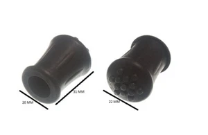 Walking Stick Crutch Frame Ferrule Black Rubber 1/2 Inch 13mm ID Pack 8 - Bild 1 von 1