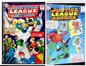 JUSTICE LEAGUE OF AMERICA #21+22 (1963) 1st Silver-age x-over of JLA/JSA B - Picture 1 of 11