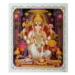 Imagen Ganesha 54 x 54cm hinduismo religión creencia lámina India espiritualidad - Imagen 1 de 1