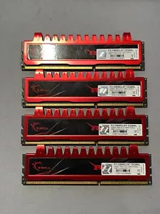 4x4 GB F3-12800CL9T-12GBRL G Skill Ripjaws Series 4GB PC3-12800 DDR3-1600 240Pin - Imagen 1 de 2