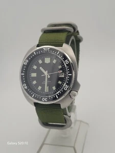 Orologio subacqueo nero 'Willard' Nh35 (Seiko TMI) movimento automatico cinturino NATO 200m WR - Foto 1 di 14