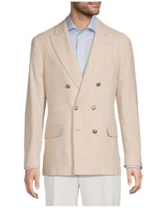 New Brunello Cucinelli Men Double Breasted Peak Lapel Blazer Jacket 36 38 40 44 - Picture 1 of 4