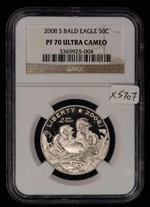 2008-S 50c Bald Eagle Commemorative Half Dollar - NGC PF 70 UC - SKU-X5707 - Picture 1 of 4
