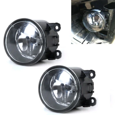 2PCS Car Drive Side Fog Light Lamp + H11 Bulbs 55w Right & Left Side Accessories - Image 1 of 4