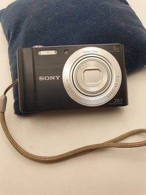 Sony Cyber-shot DSC-W810 Black Digital Camera – Tested, 16GB SD, Battery - Image 1 of 4