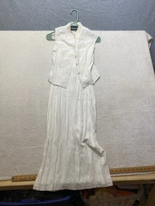 Conjunto de Vestido Vintage Nupcial Verano Recepción Conjunto Mandarín Talla 3/4 - Imagen 1 de 24
