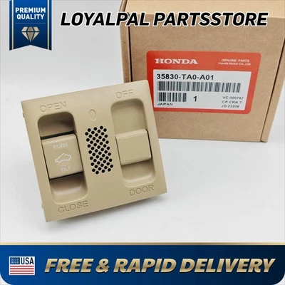 Genuine OEM Honda Sunroof Map Light Switch Accord CRV Acura TSX 35830-TA0-A01 US - Image 1 of 4