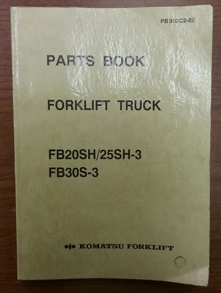 Руководство по вилочному погрузчику KOMATSU для моделей FB20SH/25SH-3 и FB30S-3 - Изображение 1 из 2