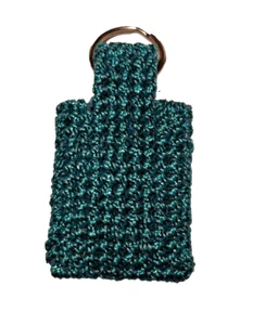 Vintage Glitter Nylon Cloth   Keyring. - Picture 1 of 2