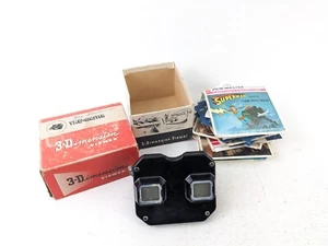 Baquelita View-Master Modelo E en Caja Original + 54 Carretes Dibujos Animados Programas de TV Viajes - Imagen 1 de 20