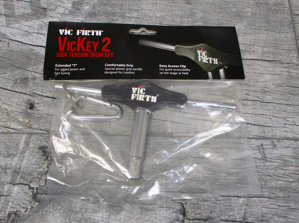 Vic Firth VICKEY2 High Tension Drum Tuning Key Stimmschlüssel Drums Schlagzeug - Bild 1 von 1