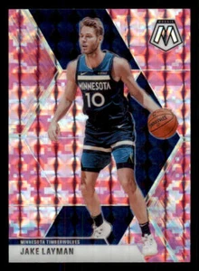 2019-20 Panini Mosaic Mosaic Pink Camo #123 Jake Layman - Picture 1 of 2