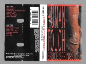 BRUCE SPRINGSTEEN : HUMAN TOUCH , CASSETTE , 1992 ( COLUMBIA , UNITED STATES ) - Picture 1 of 3