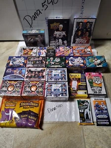 Lote Caja Blaster NFL NBA NHL Hobby PRIZM CUBIERTA SUPERIOR FÓRMULA 1 POKEMON - Imagen 1 de 13
