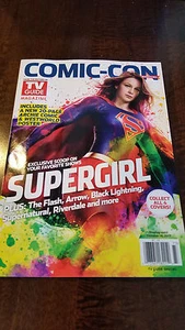 2017 SDCC COMIC CON TV GUIDE DC SUPERGIRL MELISSA BENOIST COVER LOST IN SPACE - Picture 1 of 1