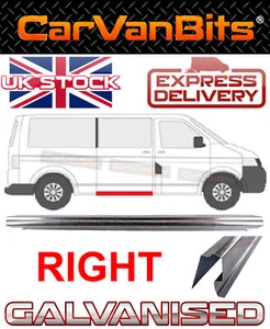 PANEL DE REPARACIÓN DE CARROCERÍA DE PUERTA CORREDERA PARA VW TRANSPORTER T5 03-15 SWB, LWB DEBAJO DE PUERTA CORREDERA UMBRAL R - Imagen 1 de 6