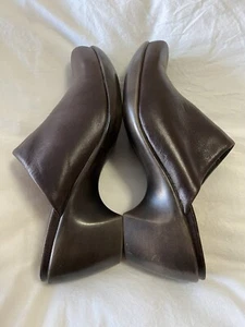 NAOT Dream Clog MULES Womens 41M US 9.5M Brown Leather Slip On - Picture 1 of 7