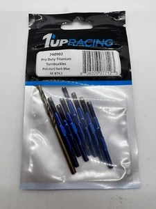 1UP Racing 740902 RC10B74.1 Titanium 3.5mm Turnbuckle Set. Polished Dark Blue - Picture 1 of 2