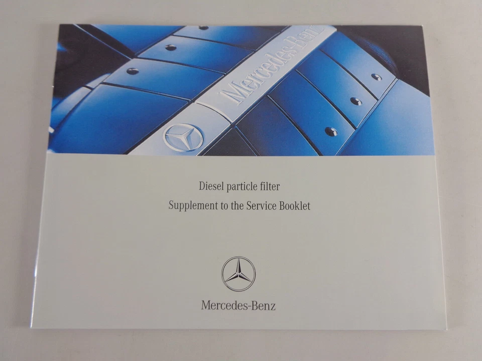 Scheckheft Mercedes Benz E-Klasse W211 Dieselpartikelfilter Englisch 2003 - Bild 1 von 1