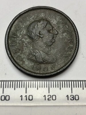1806 George III Large Copper Penny - Spink 3780 (E525) - Image 1 of 2