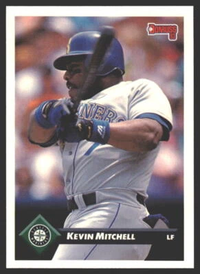Kevin Mitchell #157 1993 Donruss Seattle Mariners - Image 1 of 2