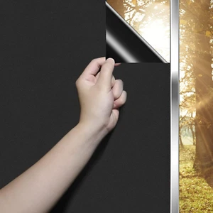Blackout Window Film 44.5 X 200CM,H HOME-MART Privacy Window Film No Glue Smo... - Picture 1 of 12
