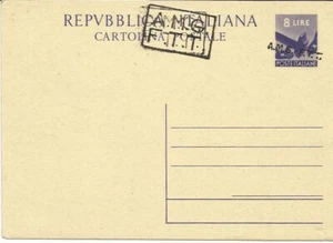 Trieste A - Lire 8 "Democratica" n. C 2A (sopr. A + B) - Picture 1 of 1