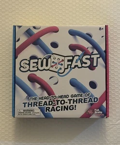 Fat Brain Toy Co Sew Fast Board Game Thread to Thread Racing Party Family Fun - Picture 1 of 3