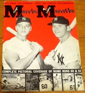 1962 Roger Maris & Mickey Mantle Magazine with Over 200 B&W Photographs NICE!! - Picture 1 of 10