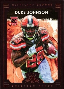 DUKE JOHNSON RC 2015 15 GRIDIRON KINGS FRAMED #128 ROOKIE BROWNS - Picture 1 of 2