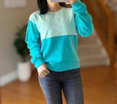 Columbia Mujer Hawkins Cliff Cuello Redondo Sudadera Verde S M L Polar Colorblock Foto 1 de 4